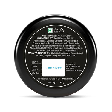 Beardo Dye Hard Temporary Hair Color - Metallic Blue, 25g | Temporary 1-Day 1-Wash | DIY Instant Hair Color Makeup for Men | No Bleach | No Ammonia | No Damage